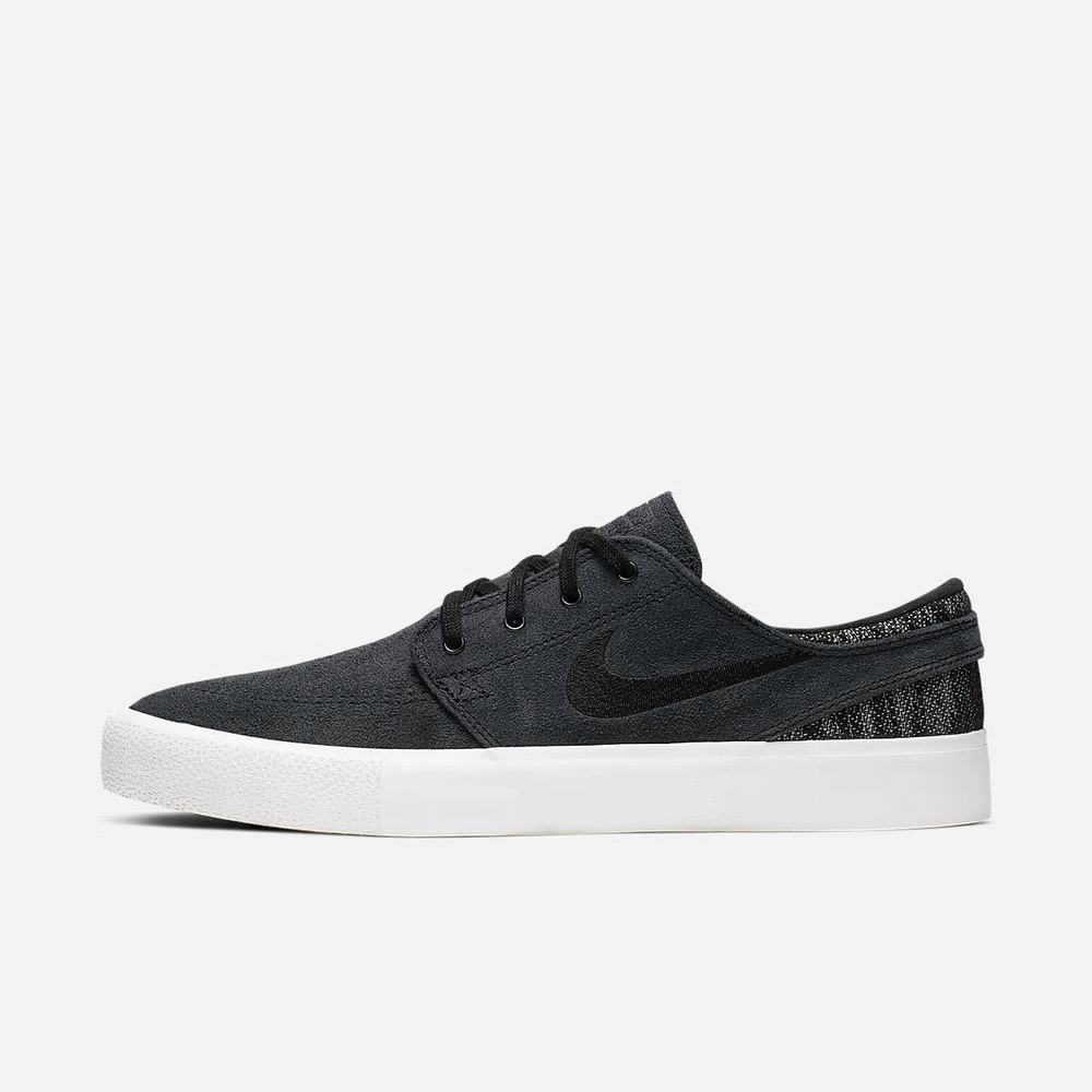 Chaussure De Skate Nike SB Zoom Stefan Janoski RM Premium Noir 6801-954 Black/Black/Summit White/Black Homme | VOI-19563600